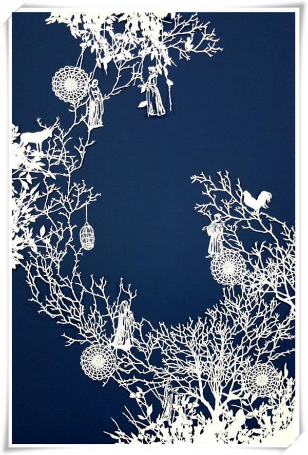 澳大利亞Emma van Leest的剪紙藝術~Latte