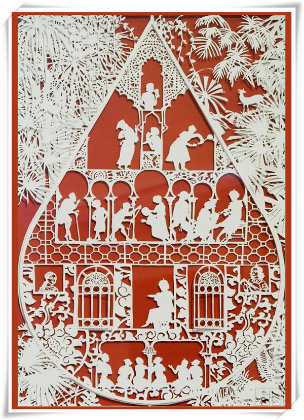 澳大利亞Emma van Leest的剪紙藝術~Latte