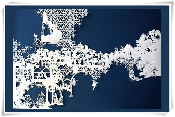 澳大利亞Emma van Leest的剪紙藝術~Latte