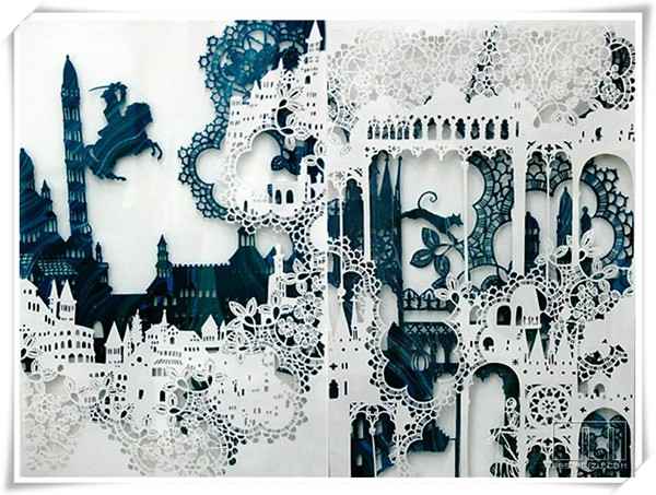 澳大利亞Emma van Leest的剪紙藝術~Latte