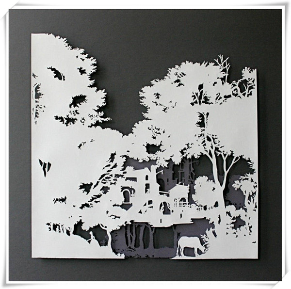 澳大利亞Emma van Leest的剪紙藝術~Latte