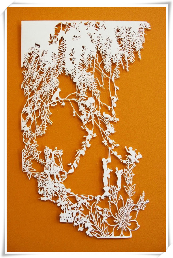 澳大利亞Emma van Leest的剪紙藝術~Latte