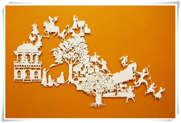 澳大利亞Emma van Leest的剪紙藝術~Latte