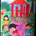 第八屆忠誠扶輪社－國小學童繪畫寫生比賽得獎作品(高年級組)