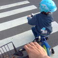 第一次父子一起騎車踏車