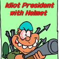 戴鋼盔的總統殺向人民