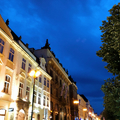 湛藍夜空的布拉格