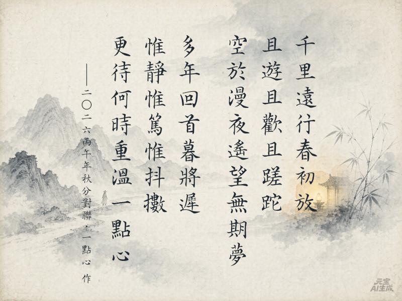 2026丙午年秋分對聯