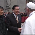 新教宗方濟就職典禮於2013年3月19日羅馬時間上午10點舉行, 我中華民國總統親率祝賀團全程參與.