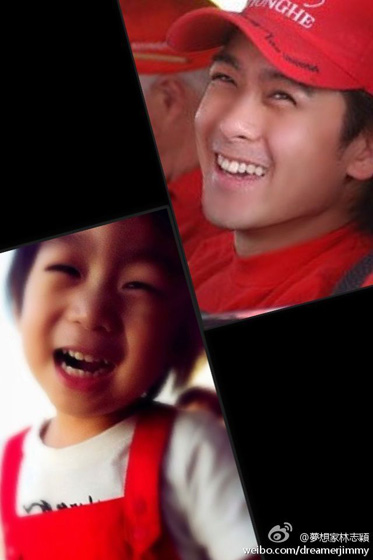 林志穎(右)和兒子kimi 林志穎(右)和兒子kimi
