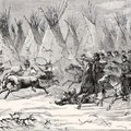 屠殺印第安部落的騎兵隊。 圖／維基共享