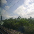 北上，火車內拍的風景(手機)