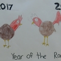 美國小學生雞年畫作10