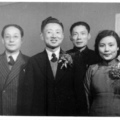 夏衍、葉周父親葉以群和母親劉素明、潘漢年1950