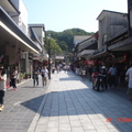 日本一般神社前購物街