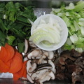 燴什錦脆麵-蔬菜切法
