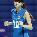 哈薩克女子排球隊選手（圖片來源：中央通訊社）
