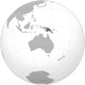 Papua New Guinea 巴布亞新幾內亞地圖位置