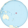 Samoa 薩摩亞獨立國在地球上的位置