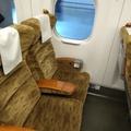 返回博多搭乘的新幹線列車內車廂