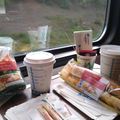 火車上豐盛早餐