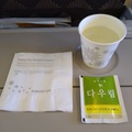 臺北--仁川飛機餐後綠茶