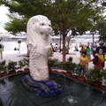 Merlion Park的小魚尾獅