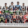 2014-motoGP-賽車手大合照