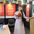 Ying-Tai Chang張瀛太 reading excerpts from her two translated novels at the Cork World Book Festival.  張瀛太在科克世界圖書節朗讀自己的兩本小說節錄