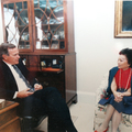 布希總統與陳香梅女士