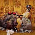 Empress Dowager Cixi and Four Imperial Physicians