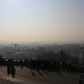 Air pollution in Paris, France.