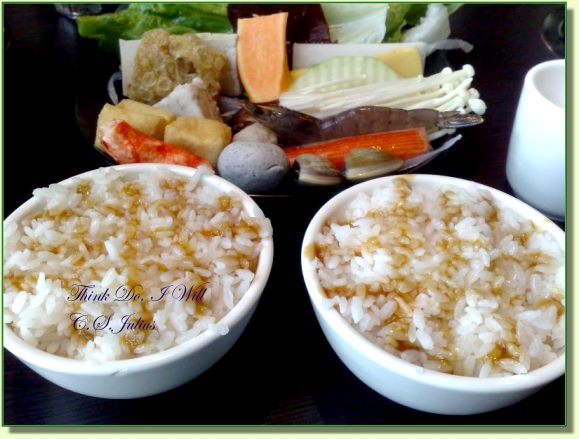 公益路餐廳 輕井澤火鍋－豬油拌飯(大狼ㄟ最愛)