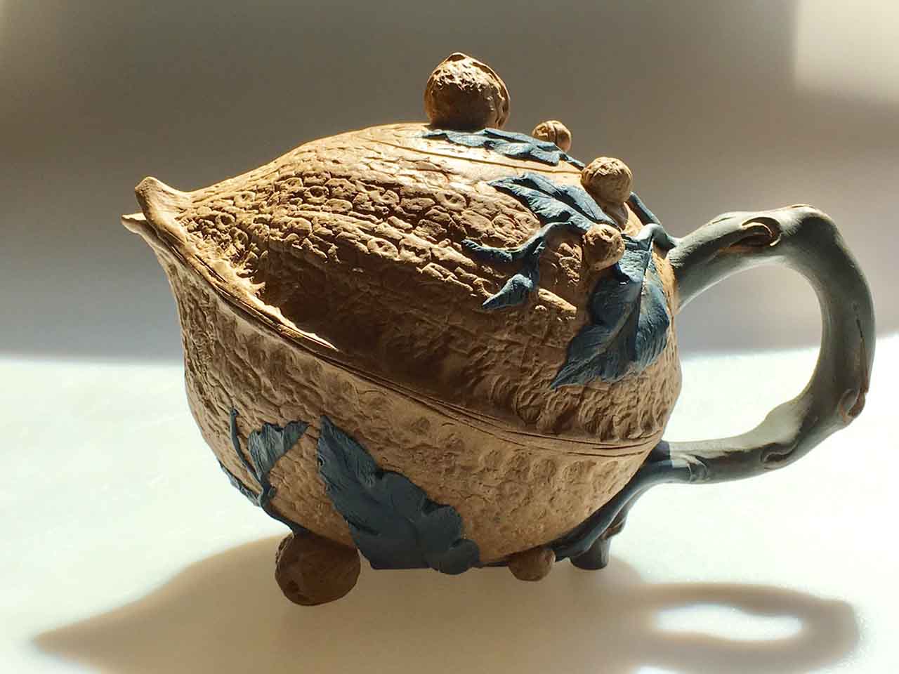 中國工藝美術大師蔣蓉製萬歲核桃壺- 雪泥鴻爪- udn部落格