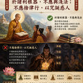 於諸利根器，不應與淺法；不應捨律行，以咒誑惑人。《入行論》