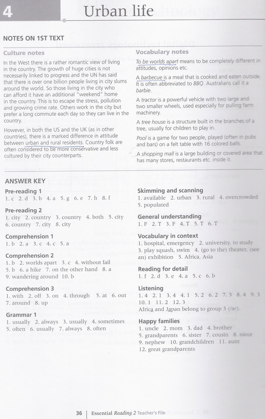 essential reading 2 answer key