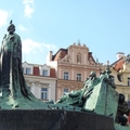 布拉格舊城胡斯銅像放大版