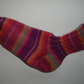 2007年有病友教我織襪子就一直織下去了