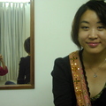 young traveler from Korea, met her 2nd time in Pondycherry again...