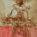 3. 女吉普賽， 咖啡/水彩，13.5x19.5cm，2012