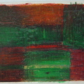 [畫作] 明信片彩繪，油蠟筆加膠水，10x15cm，1999