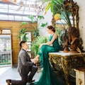L&L客照分享，中式廟宇結合西式禮服的婚紗攝影，超有看點!