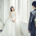 韓風婚紗,素背景婚紗,婚紗攝影