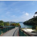 台灣好行日月潭A線是由台中干城經台中高鐵出發。

終點是日月潭向山遊客中心，此次沿著環湖步道，輕鬆走回水社遊客中心。