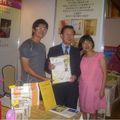 和冠米是第一稻米主打產品--陳東蔚、前主委趙守博和陳燕葶