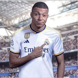 Mbappe přichází k Bernabeu jako hráč Realu Madrid - fotbalovychdresu 的