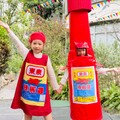 台中人的萬聖節太有梗！四季藝術把城市觀察變成萬聖節創意秀 幼兒園大班生變身珍奶、東泉辣椒醬　連測速照相都出動 - 7