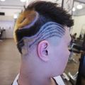 高雄花園髮藝 Nick 創意刻字 