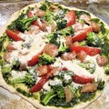 今天不流浪-世說新語和初雪夜揉麵 青醬薄皮比薩Homemade Pesto Thin-Crust Pizza - 1