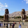 埃及《盧克索》-被誤認為希臘王的阿蒙霍特普三世巨大石像【世界文化遺産】曼農巨像Colossi of Memnon - 1